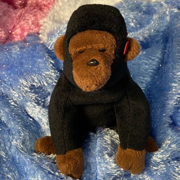 🎁4/$25🎁 Congo Beanie Baby Gorilla - Picture 7 of 16